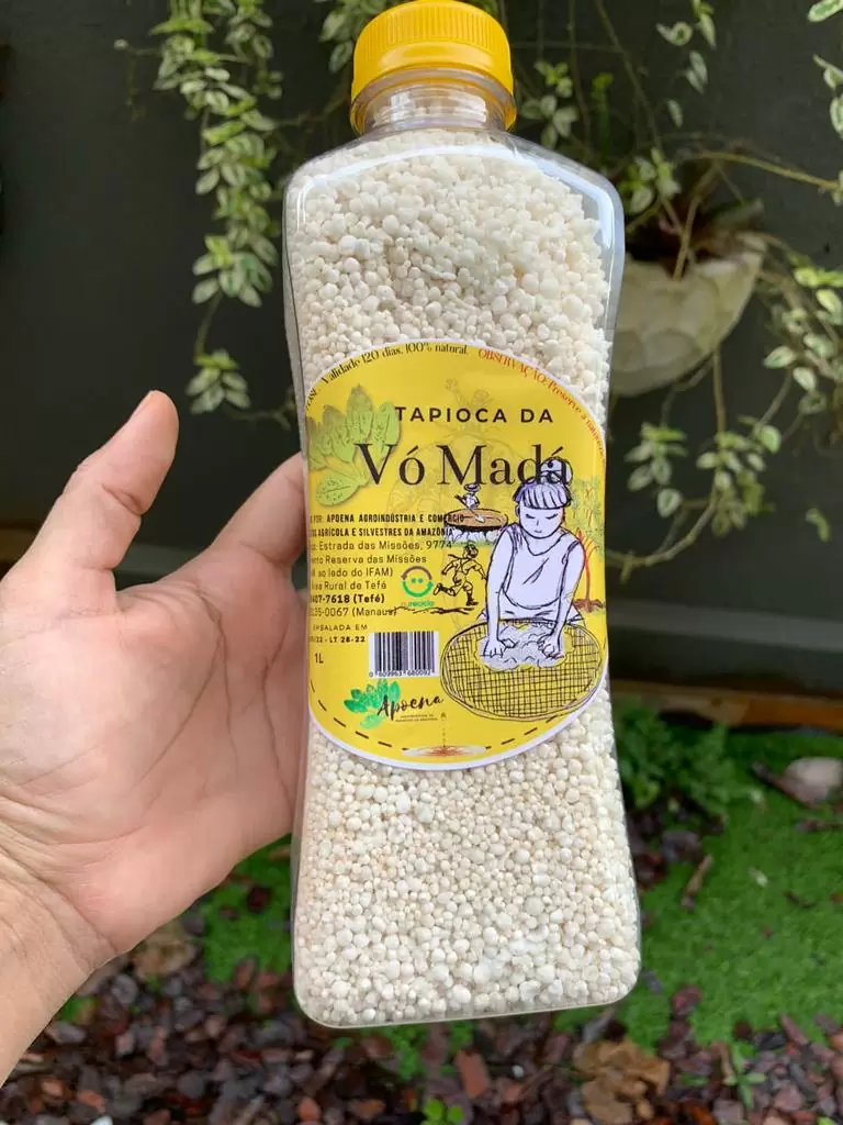 Ícone Garrafinha com farinha de tapioca